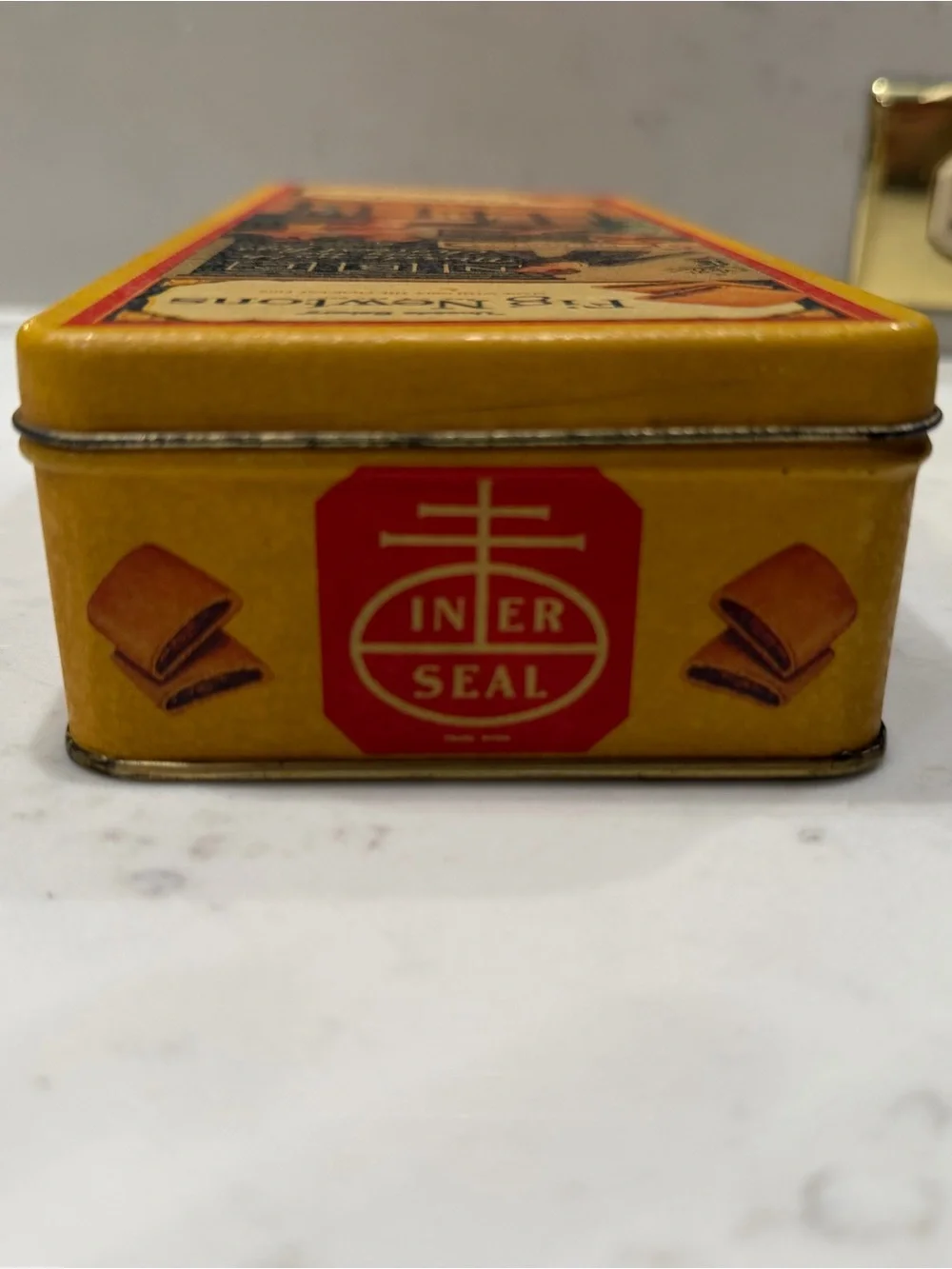 Vintage Nabisco Fig Newtons Decorative Metal Tin